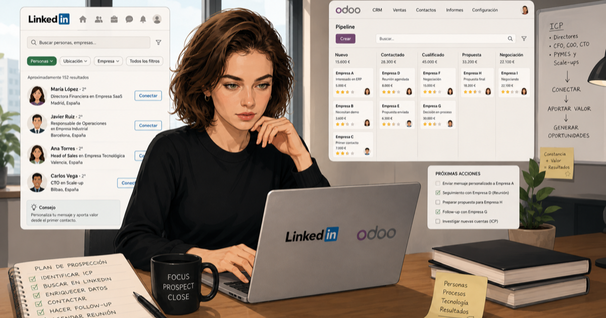 Sabrina: seven-file B2B prospecting